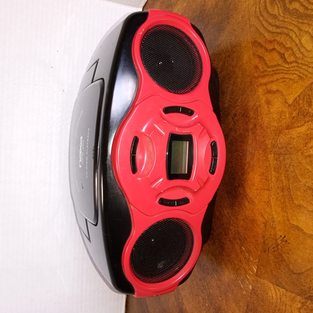 Panasonic Red and Black Portable CD Player